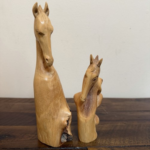 Pair vtg wooden - pair,