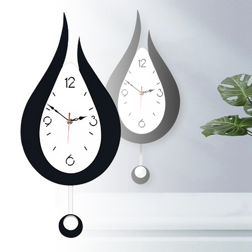 Silent waterdrop wall clock - silent,