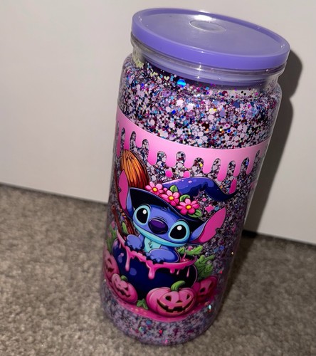 Personalised stitch 16oz snow - personalised,