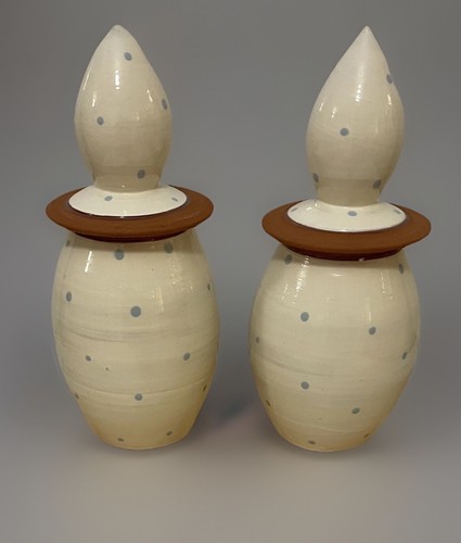 Pair studio pottery ginger - studio,