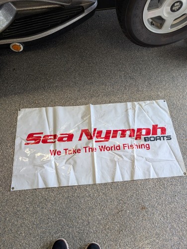Sea nymph boats banner - nymph, 24"