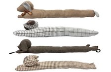 Novelty Draught Excluder Dog Cat Fabric Fleece Draft Door Stopper Cushion 90cm