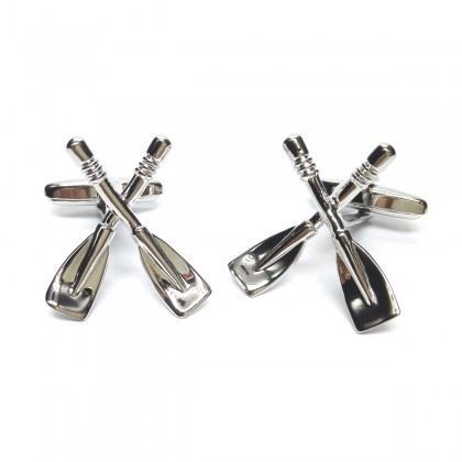 Crossed boat rowing oars - crossed,