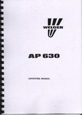 Welger AP 630 Baler Operator