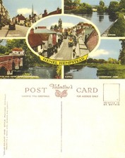 Vintage postcard hemel - vintage,