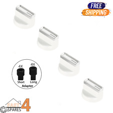 Cooker Oven Hob White Control Knobs & Adaptors For SAMSUNG