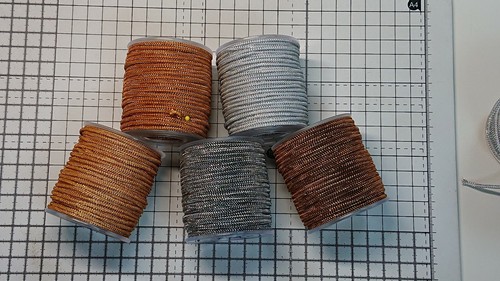 Decorative braided metallic