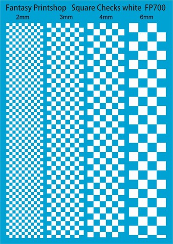 Checks decals water slide - checks,