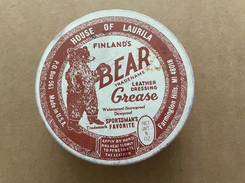 Vintage finland bear leather - vintage, finland's