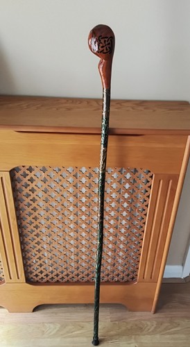 Handmade hazel knob stick - handmade,
