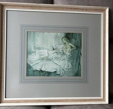 Sir William Russell Flint  Nude Print Framed Mounted Glazed/ Signed