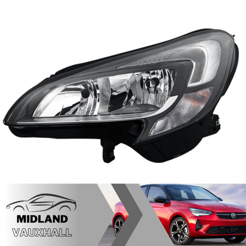 Vauxhall corsa headlight - e,
