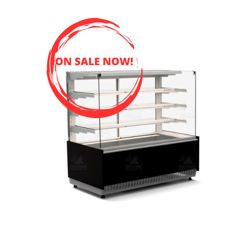 Cake display fridge long - 1m,