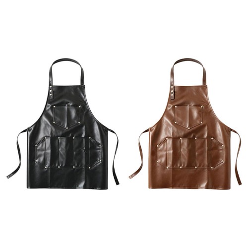 Leather apron pockets - pu,