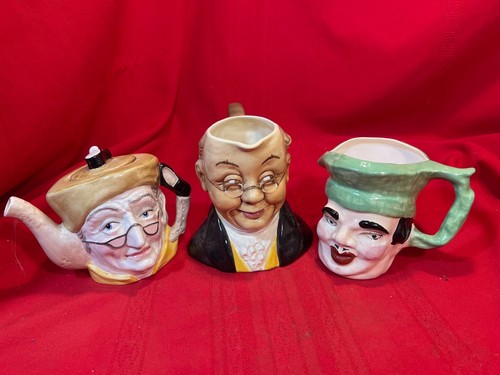 Large vintage toby mugs - vintage,