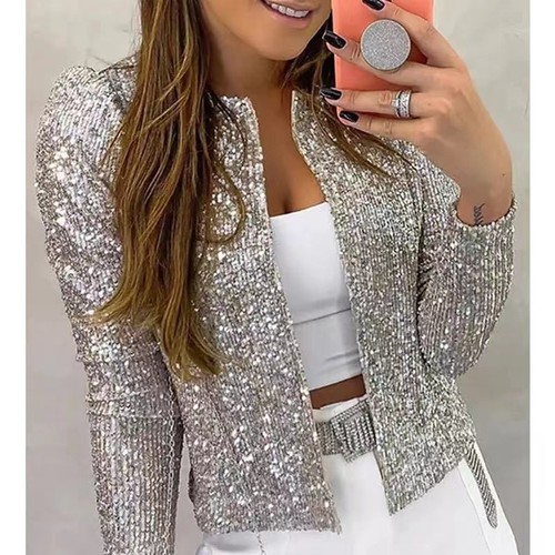 Ladies women sparkly sequins - women's,