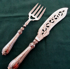 Victorian Fish Servers Silver