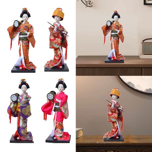 Japanese geisha kimono doll - geisha,
