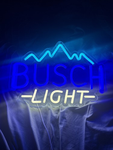Busch light beer mountain led - light,