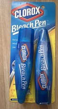 2x Clorox Bleach Pen Gel Dual Tips New Sealed 2002 Laundry Cleaning Home 2oz