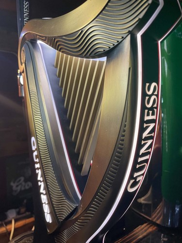 Guinness harp beer pump - beer,