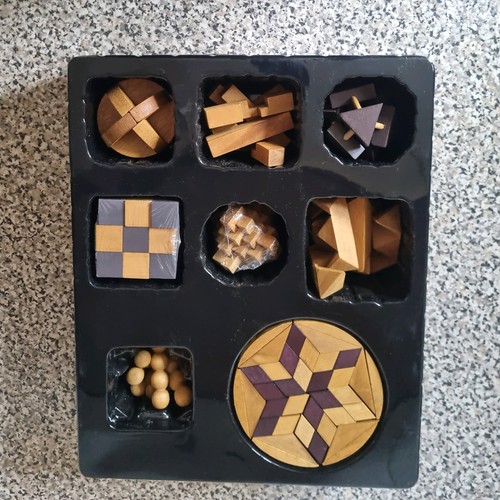 Wooden logic puzzles - logic, puzzles.