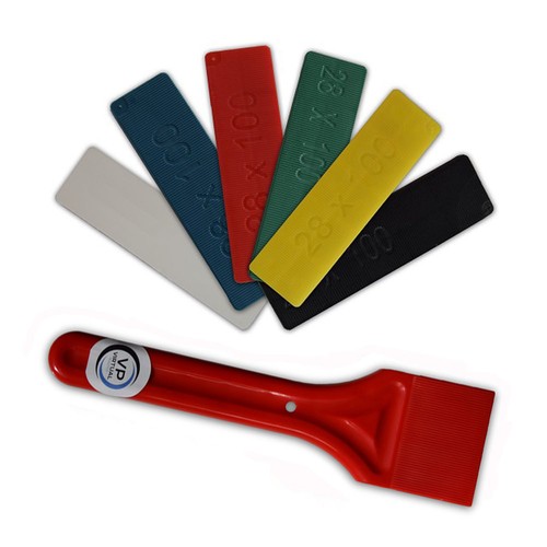 Window glazing packers - packers, floor