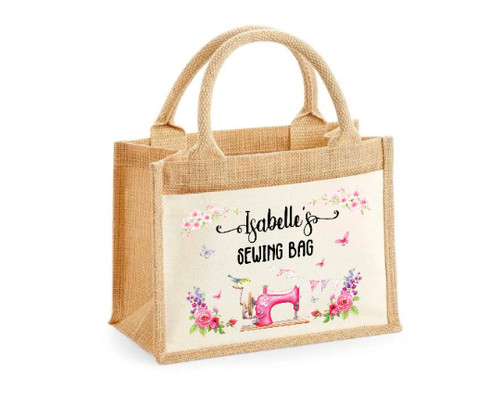 Personalised jute bag - personalised,