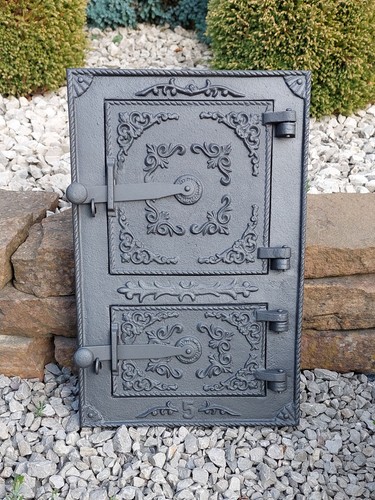 Cast iron oven door stove - cast,