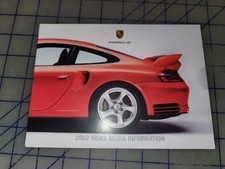 2002 Porsche Press Kit Product Information CD and Brochure  