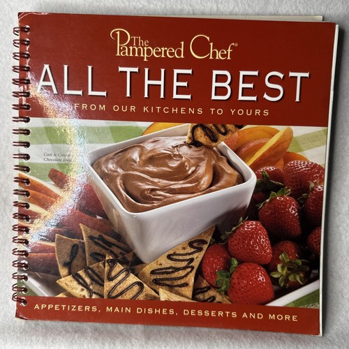 Pampered chef cookbook spiral - cookbook,