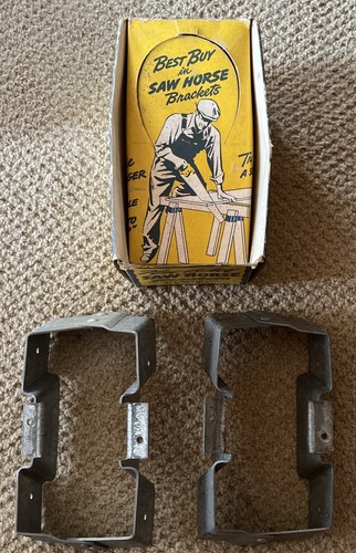 Vintage nuway metal saw horse - vintage,
