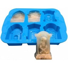 Gravestone Candy Halloween Decoration Resin Molds Fondant Mould Ice Cube Tray