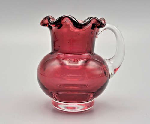 Vintage pink cranberry glass - cranberry,