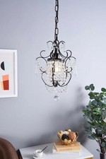Crystal Chandelier Black 1