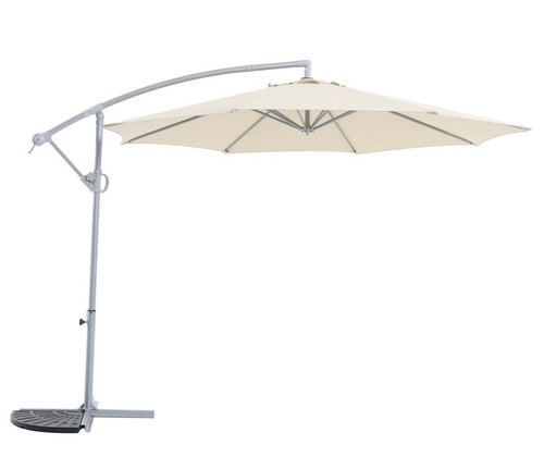 Overhanging garden parasol - 3m,