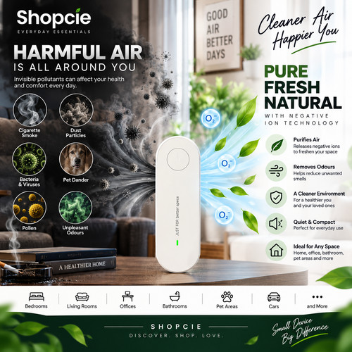 Portable negative ion air - portable,