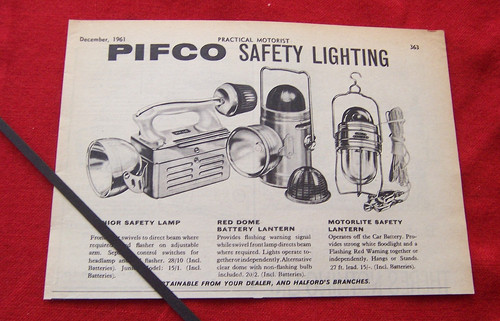 Pifco motoring torches - motoring,