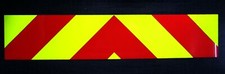 Rear Chevrons Fluorescent / Reflective  Magnetic / Self Adhesive vehicle sign