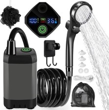 Portable Shower Camping Shower Camp Outdoor Shower Pump Electric Rechargeable