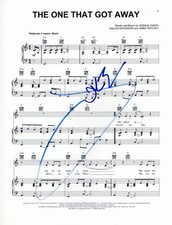 JAKE OWEN SIGNED AUTOGRAPH "THE ONE THAT GOT AWAY" SHEET MUSIC - COUNTRY STUD