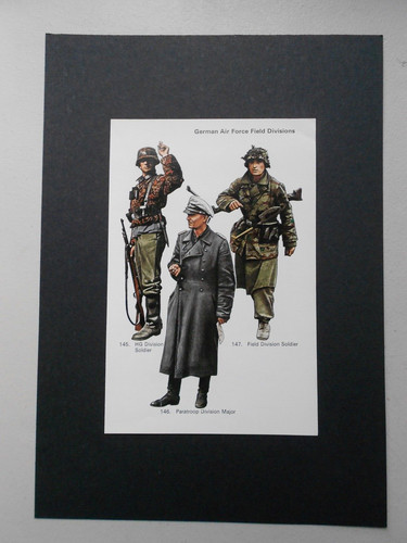Vintage military print german - vintage,