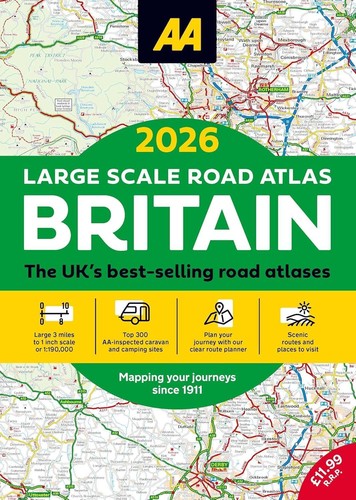 2026 large scale road atlas - scale,