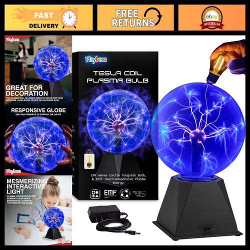 Plasma ball touch sound - ball, &