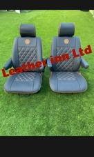 Vw Transporter T4 Seat Covers 2 Captain Seats With 4 Armrest With Vw logo
