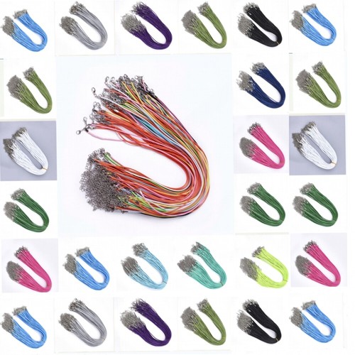 New waxed cord necklace - cord,