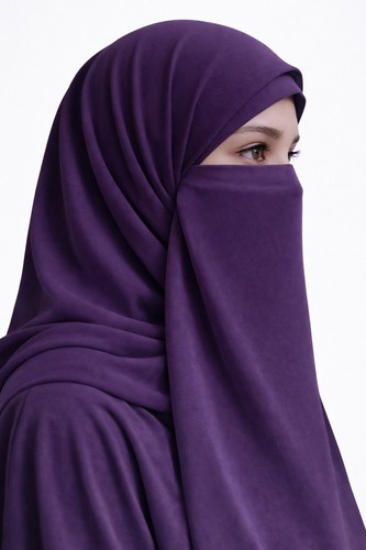 Muslim half niqab - face, veil