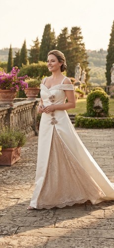 Wedding dress couture off - wedding,