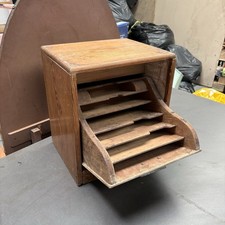 Vintage wood letter file - vintage, letter/