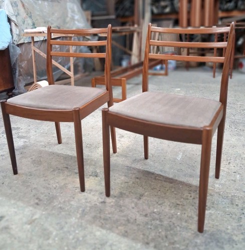 Pair plan teak - of,